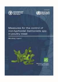 Measures for the control of non-typhoidal Salmonella spp. in poultry meat : Meeting report (Microbiological Risk Assessment Series)