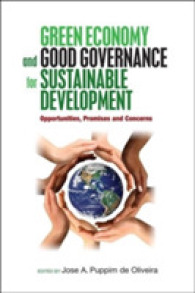 持続可能な開発のためのグリーン経済と良き統治<br>Green economy and good governance for sustainable development : opportunities, promises and concerns