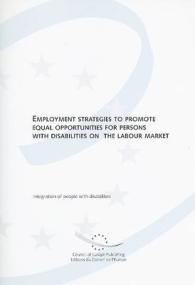 Employment Strategies to Promote Equal Opportunities for Persons with Disabilities on the Labour Market