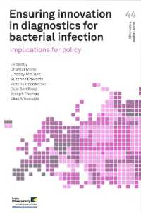 Ensuring innovation in diagnostics for bacterial infection : implications for policy (Observatory studies series)