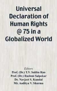 Universal Declaration of Human Rights @ 75 in a Globalized World