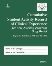 Cumulative Student Activity Record of Clinical Experience for Msc Nurs