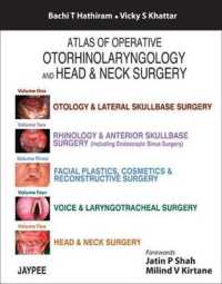 Atlas of Operative Otorhinolaryngology and Head & Neck Surgery: Five Volume Set