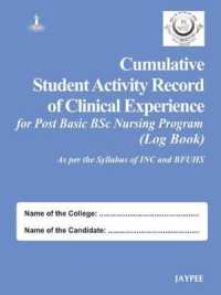 Cumulative Student Activity Record of Clinical Experience for Post Basic BSc Nursing Program : (Log Book)