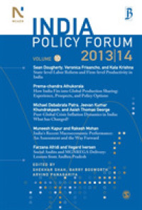 India Policy Forum 2013-14 : Volume 10 (India Policy Forum)