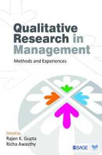 Qualitative Research in Management : Methods and Experiences