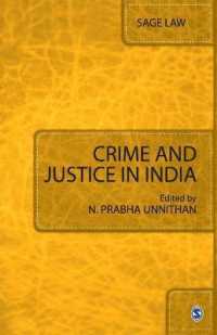 Crime and Justice in India (Sage Law)