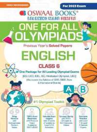 Oswaal One for All Olympiad Previous Years' Solved Papers, Class-6 English Book (For 2023 Exam)