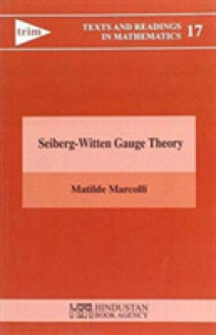 Seiberg-Witten Gauge Theory (Texts and Readings in Mathematics)