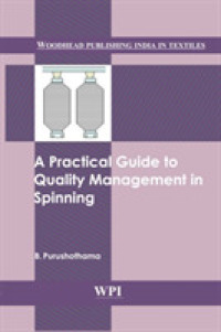 A Practical Guide to Quality Management in Spinning (Woodhead Publishing India in Textiles)