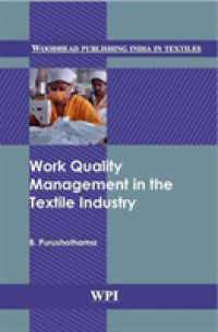 Work Quality Management in the Textile Industry (Woodhead Publishing India in Textiles)