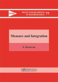 Measure and Integration (Texts and Readings in Mathematics)