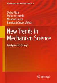 New Trends in Mechanism Science : Analysis and Design (Mechanisms and Machine Science)
