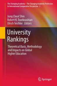 University Rankings : Theoretical Basis, Methodology and Impacts on Global Higher Education (The Changing Academy – the Changing Academic Profession in International Comparative Perspective) （2011）