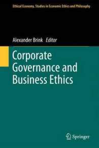 Corporate Governance and Business Ethics (Ethical Economy) （2011）
