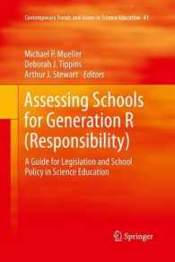 Assessing Schools for Generation R (Responsibility) : A Guide for Legislation and School Policy in Science Education (Contemporary Trends and Issues in Science Education)