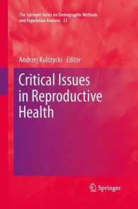 Critical Issues in Reproductive Health (The Springer Series on Demographic Methods and Population Analysis)