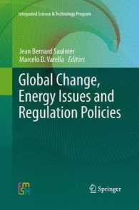 Global Change, Energy Issues and Regulation Policies (Integrated Science & Technology Program)