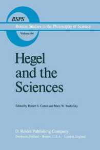 Hegel and the Sciences (Boston Studies in the Philosophy and History of Science)
