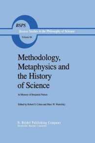 Methodology, Metaphysics and the History of Science : In Memory of Benjamin Nelson (Boston Studies in the Philosophy and History of Science)
