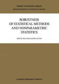 Robustness of Statistical Methods and Nonparametric Statistics (Theory and Decision Library B)