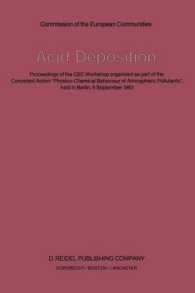 Acid Deposition : Proceedings of the CEC Workshop organized as part of the Concerted Action 'Physico-Chemical Behaviour of Atmospheric Pollutants', held in Berlin, 9 September 1982