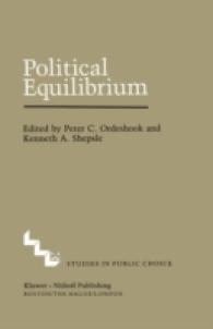 Political Equilibrium: a Delicate Balance (Studies in Public Choice)