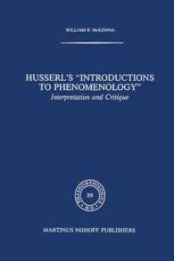 Husserl's 'Introductions to Phenomenology' : Interpretation and Critique (Phaenomenologica)