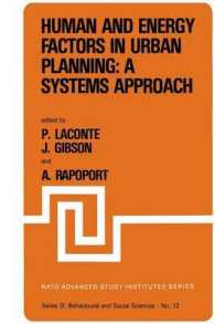Human and Energy Factors in Urban Planning: a Systems Approach : Proceedings of the NATO Advanced Study Institute on 'Factors Influencing Urban Design' Louvain-la-Neuve, Belgium, July 2-13, 1979 (NATO Science Series D:)