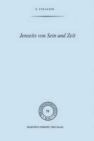 Jenseits Von Sein Und Zeit : Eine Einführung in Emmanuel Levinas' Philosophie (Phaenomenologica) （Softcover Reprint of the Original 1st 1978）