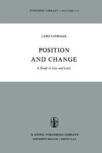 Position and Change : A Study in Law and Logic (Synthese Library)