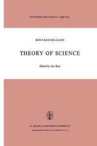 Theory of Science : A Selection, with an Introduction (Synthese Historical Library)