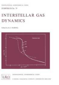 Interstellar Gas Dynamics (International Astronomical Union Symposia)