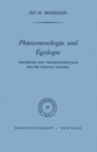Phänomenologie und Egologie : Faktisches und transzendentales Ego bei Edmund Husserl (Phaenomenologica)