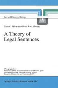 A Theory of Legal Sentences (Law and Philosophy Library)