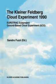 The Kleiner Feldberg Cloud Experiment 1990 : EUROTRAC Subproject Ground-Based Cloud Experiment (GCE) （1995）