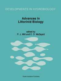 Advances in Littorinid Biology : Proceedings of the Fourth International Symposium on Littorinid Biology, held in Roscoff, France, 19-25 September 1993 (Developments in Hydrobiology)