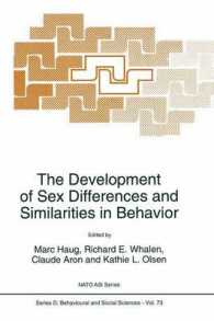 The Development of Sex Differences and Similarities in Behavior (NATO Science Series D:)