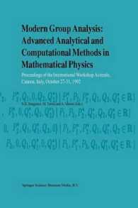 Modern Group Analysis: Advanced Analytical and Computational Methods in Mathematical Physics : Proceedings of the International Workshop Acireale, Catania, Italy, October 27-31, 1992