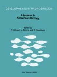 Advances in Nemertean Biology : Proceedings of the Third International Meeting on Nemertean Biology, Y Coleg Normal, Bangor, North Wales, August 10-15, 1991 (Developments in Hydrobiology)
