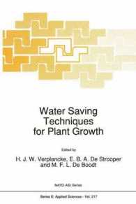 Water Saving Techniques for Plant Growth (NATO Science Series E:)