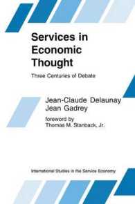 Services in Economic Thought : Three Centuries of Debate (International Studies in the Service Economy)