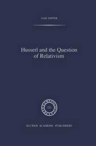 Husserl and the Question of Relativism (Phaenomenologica)