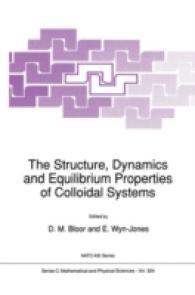 The Structure, Dynamics and Equilibrium Properties of Colloidal Systems (NATO Science Series C)