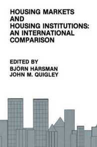 Housing Markets and Housing Institutions: an International Comparison