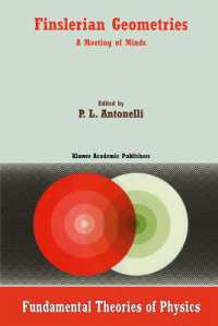 Finslerian Geometries : A Meeting of Minds (Fundamental Theories of Physics)