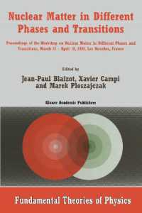 Nuclear Matter in Different Phases and Transitions : Proceedings of the Workshop Nuclear Matter in Different Phases and Transitions, March 31-April 10, 1998, Les Houches, France (Fundamental Theories of Physics)