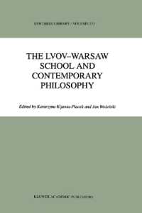 The Lvov-Warsaw School and Contemporary Philosophy (Synthese Library)