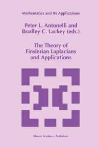 The Theory of Finslerian Laplacians and Applications (Mathematics and Its Applications)