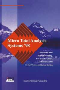 Micro Total Analysis Systems '98 : Proceedings of the uTAS '98 Workshop, held in Banff, Canada, 13-16 October 1998